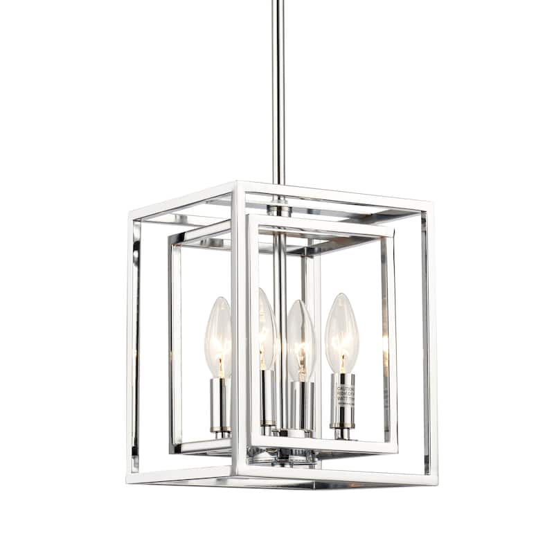 4-light Polished Chrome Pendant - Polished Chrome