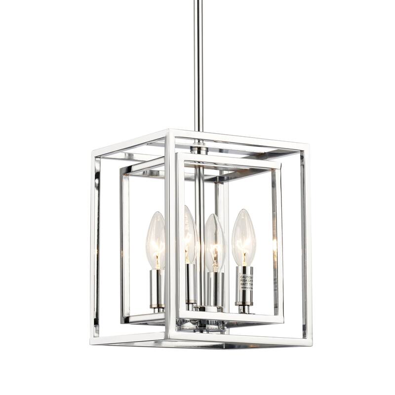4-light Polished Chrome Pendant - Polished Chrome