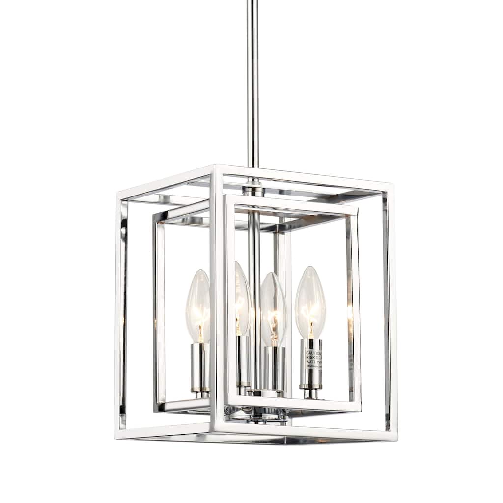 4-light Polished Chrome Pendant - Polished Chrome
