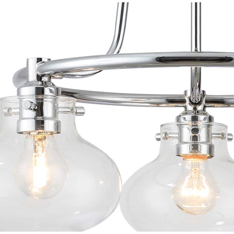3-light Polished Chrome Chandelier