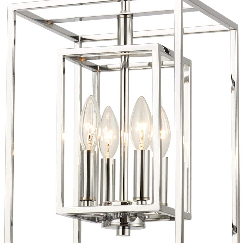 4-light Polished Chrome Pendant - Polished Chrome
