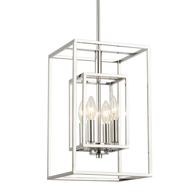 4-light Polished Chrome Pendant - Polished Chrome