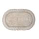 Auburn Absorbent Cotton Machine Washable, Reversible Bath Rug - Ivory