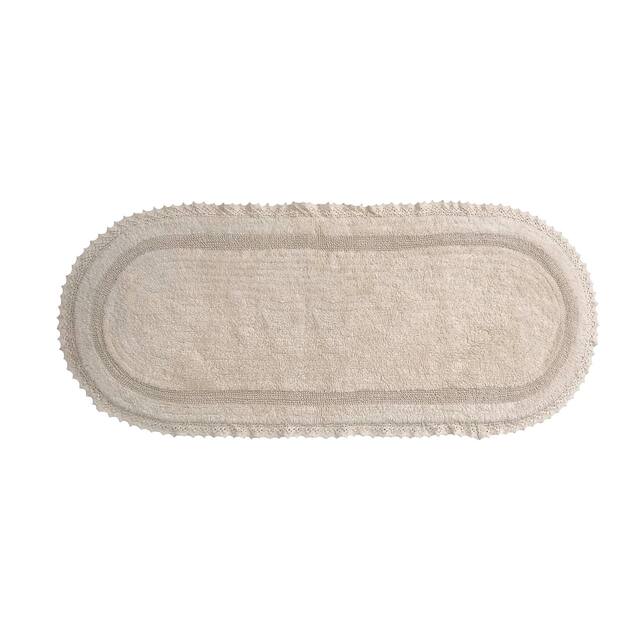 Auburn Absorbent Cotton Machine Washable Runner Rug - Ivory