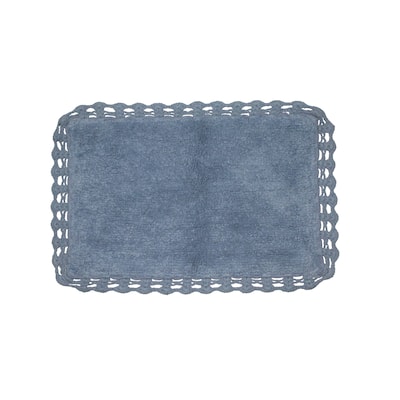 Hudson Absorbent Cotton Machine Washable Bath Rug