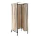 Option Black Frame with Sepia Beige Fabric