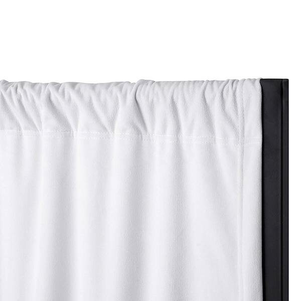 Don't Look at Me - Expandable Privacy Room Divider - Black Frame with Blackout Fabric