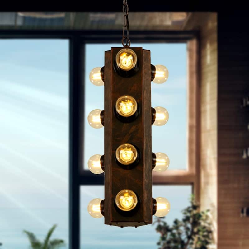 Spidler Bronze 16-light Tower Chandelier