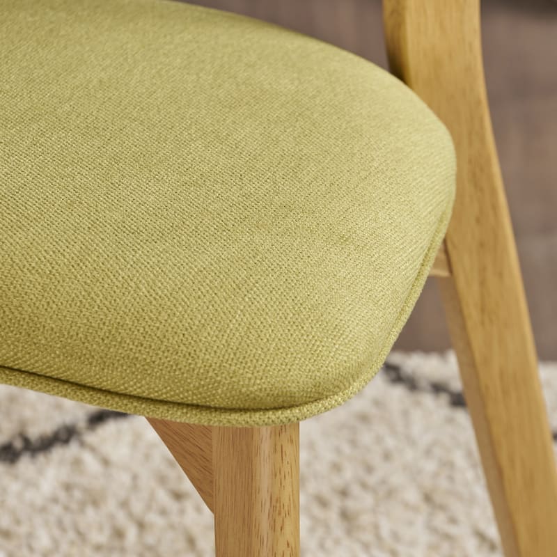 Christopher Knight Home Abrielle Mid-Century Modern Fabric Dining Chair - N/A