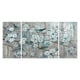preview thumbnail 1 of 3, Teal Birds-A Premium Multi Piece Art available in 3 sizes