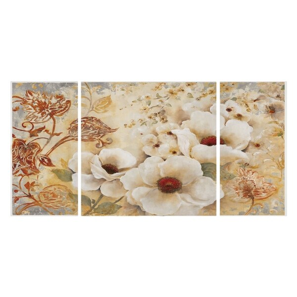Wexford Home 'English Garden' Canvas Wall Art (Set of 3)