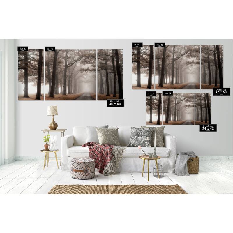 Misty Road-A Premium Multi Piece Art available in 3 sizes