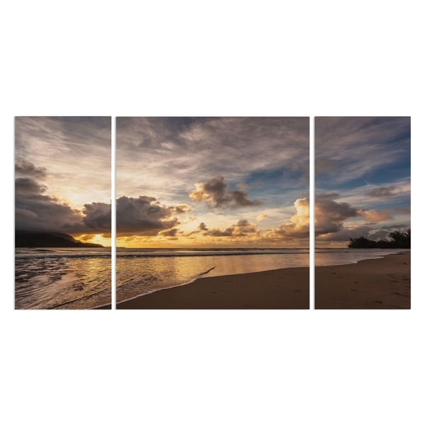 'Sunset in Hanalei Bay' Canvas Wall Art