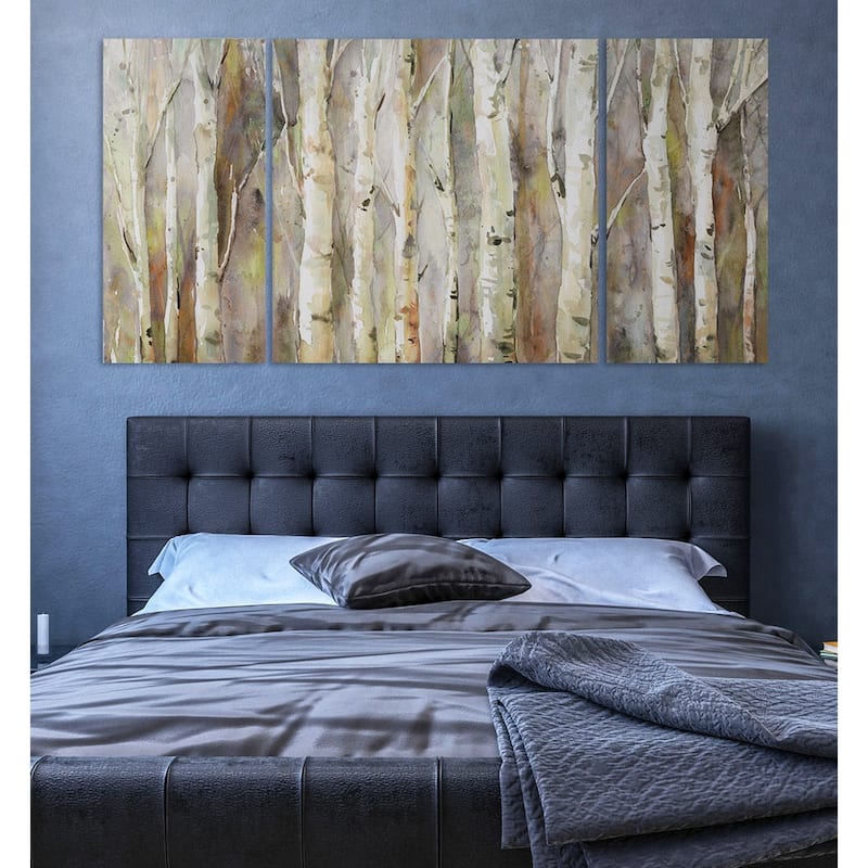 Birch Path-A Premium Multi Piece Art available in 3 sizes