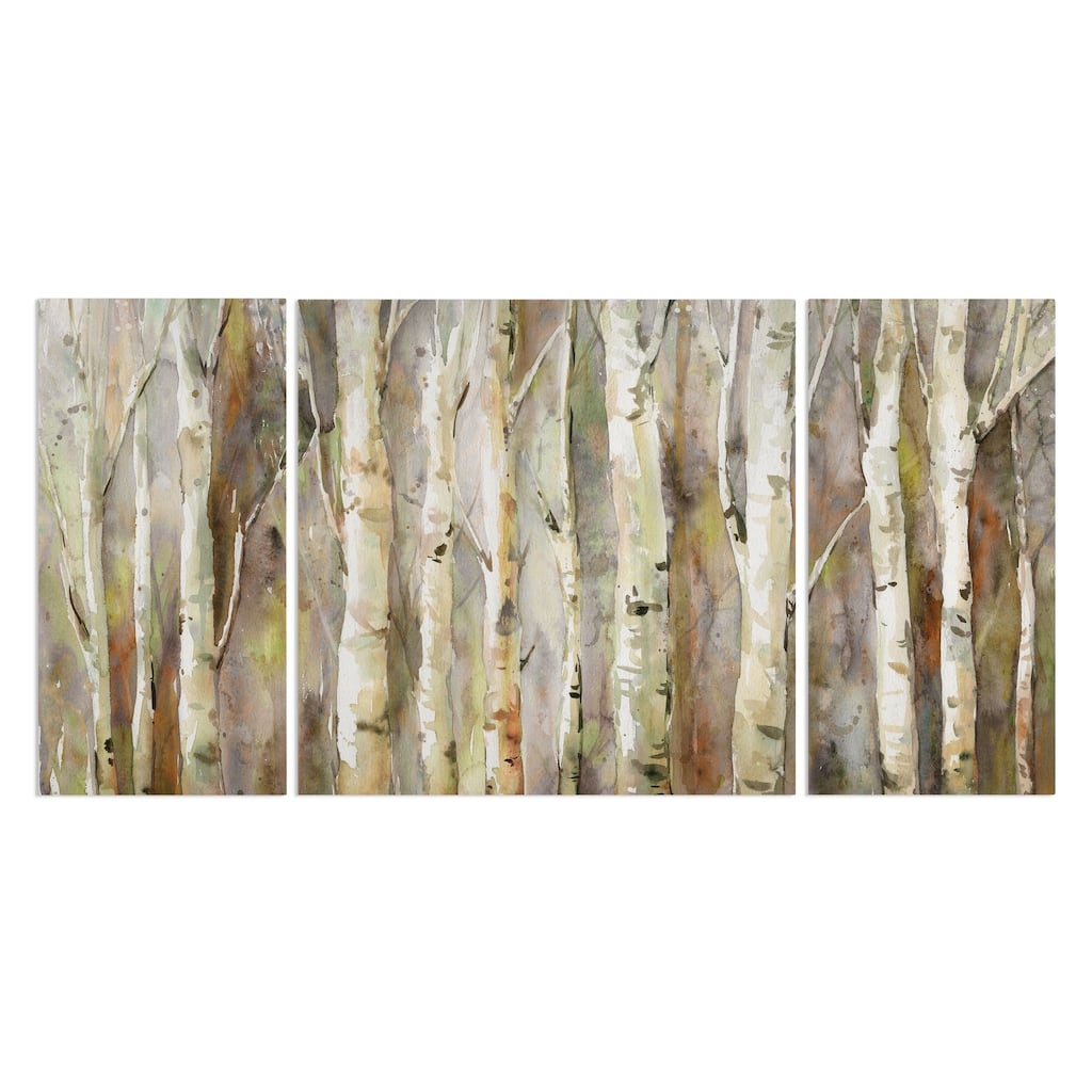 Birch Path-A Premium Multi Piece Art available in 3 sizes