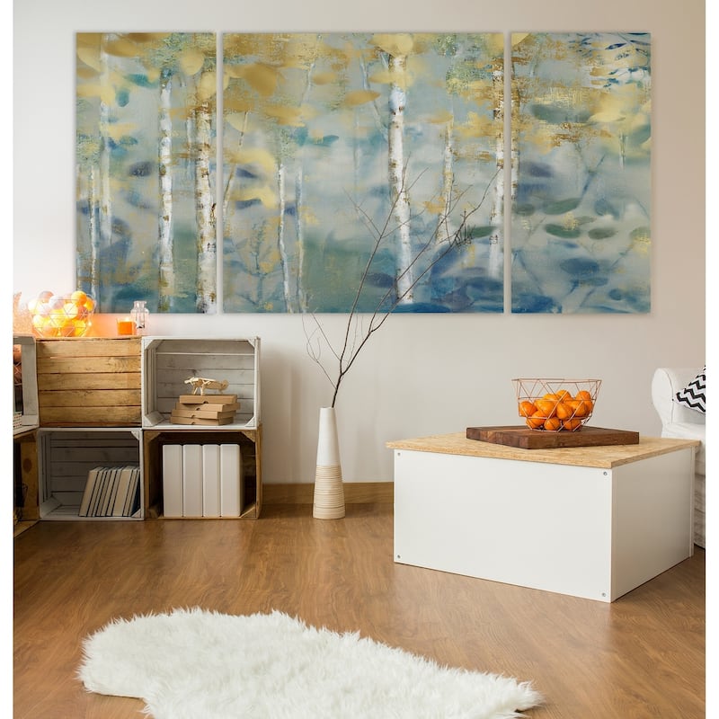 Gilded Forest II-A Premium Multi Piece Art available in 3 sizes