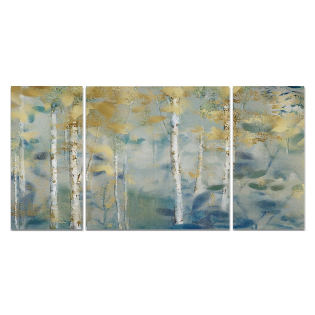 Gilded Forest II-A Premium Multi Piece Art available in 3 sizes