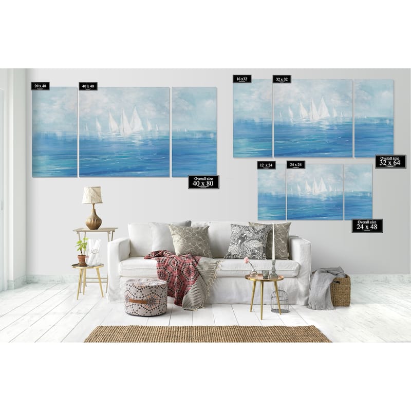 Set Sail-A Premium Multi Piece Art available in 3 sizes