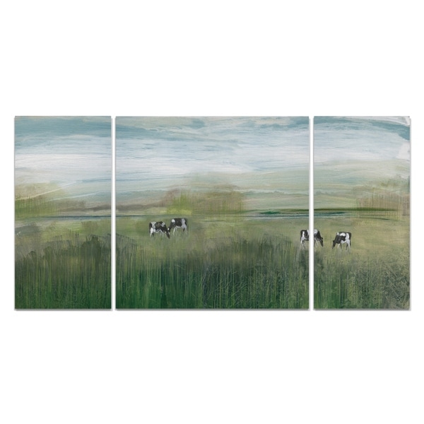 Wexford Home 'Grazing In Shandelee' 3-piece Wall Art