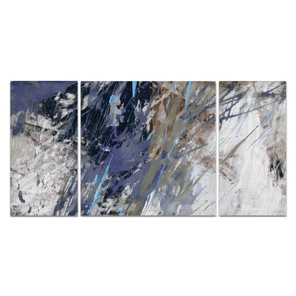 Wexford Home 'Blue Noise I-A' Premium Art Set (3 Piece)