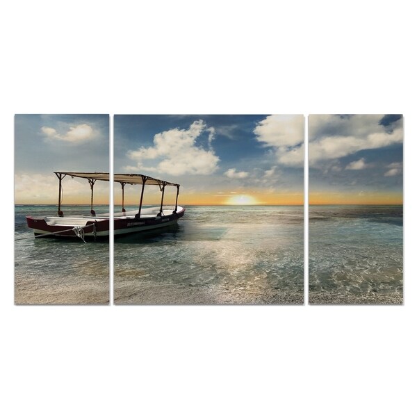 Wexford Home 'Costa Maya Sunset' A Premium 3-piece Art Set