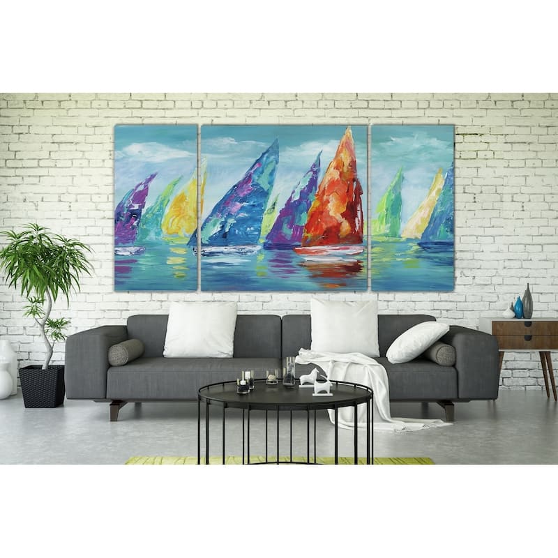  Fine Day Sailing II-A Premium Multi Piece Art available in 3 sizes
