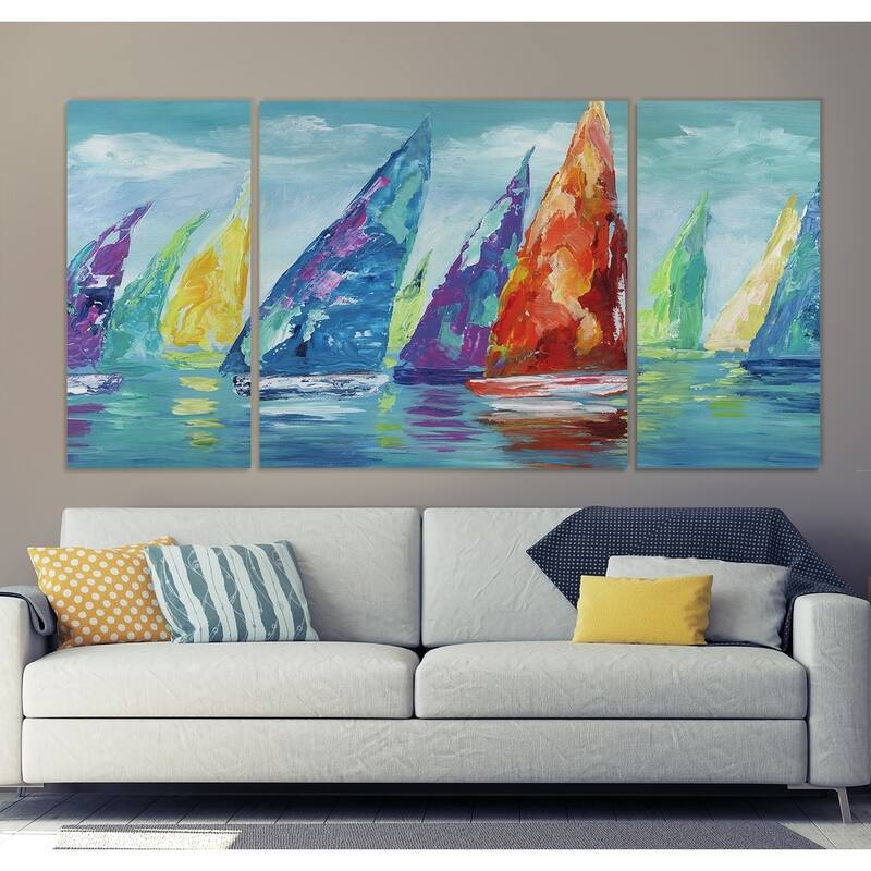  Fine Day Sailing II-A Premium Multi Piece Art available in 3 sizes