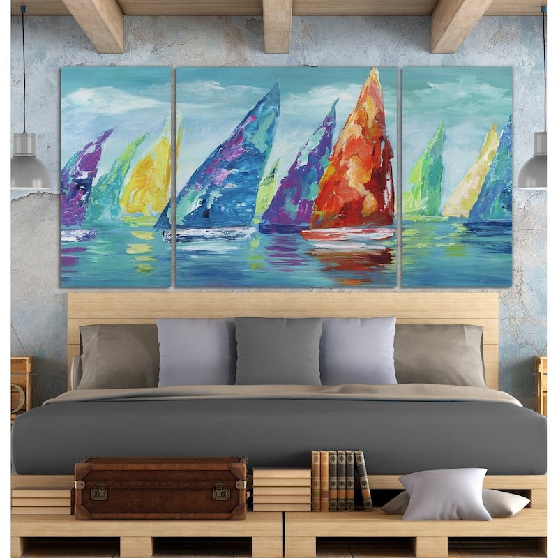  Fine Day Sailing II-A Premium Multi Piece Art available in 3 sizes