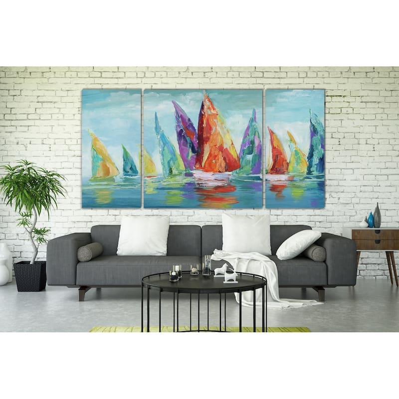 Fine Day Sailing I-A Premium Multi Piece Art available in 3 sizes