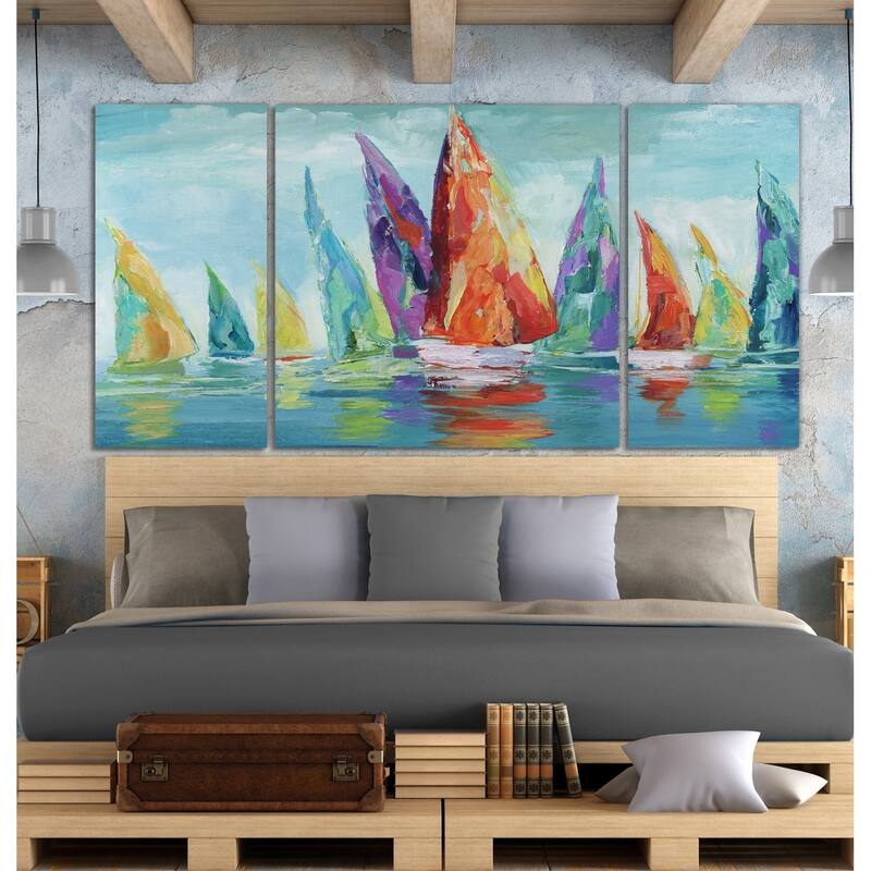 Fine Day Sailing I-A Premium Multi Piece Art available in 3 sizes