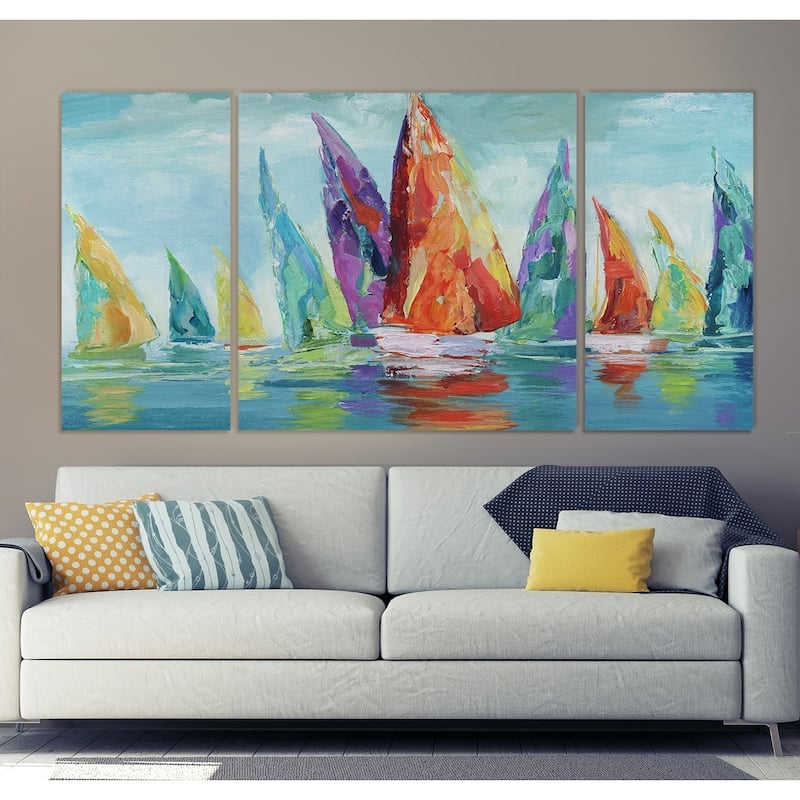 Fine Day Sailing I-A Premium Multi Piece Art available in 3 sizes