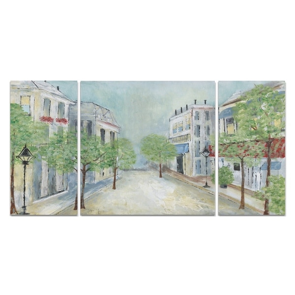 Wexford Home 'Springtime Stroll' Premium Canvas Wall Art (Set of 3)