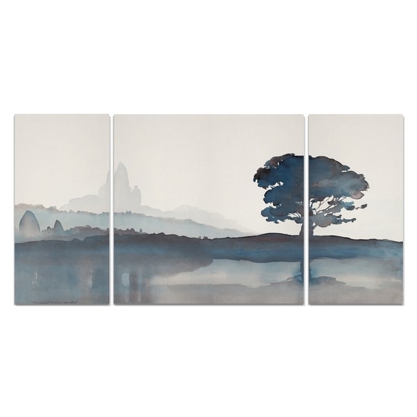 Wexford Home 'Serene Silhouette II' Canvas Wall Art (Set of 3)