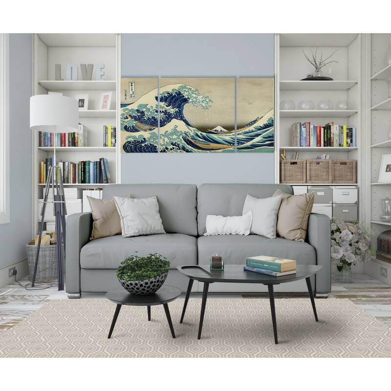 The Great Wave-A Premium Multi Piece Art available in 3 sizes