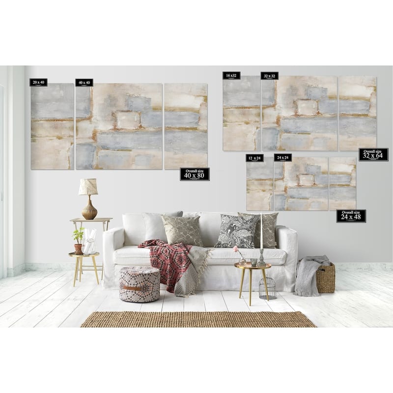 Terrazza II-A Premium Multi Piece Art available in 3 sizes
