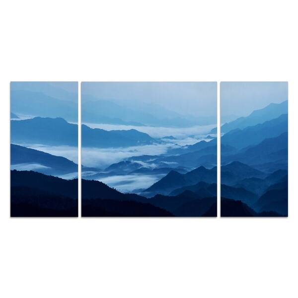 Wexford Home Misty Mountains Xiii 3 Piece Wall Art Overstock