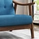 preview thumbnail 5 of 7, Hetel Mid-Century Modern Settee by Christopher Knight Home