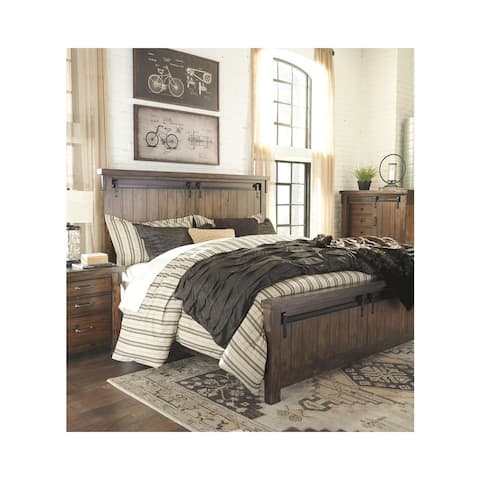 Signature Design by Ashley Jacinto Rustic Panel Bed