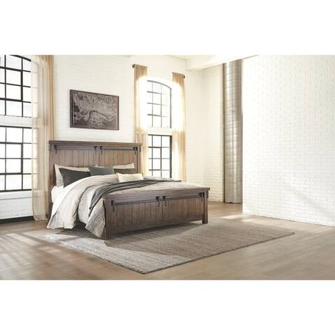 Signature Design by Ashley Jacinto Rustic Panel Bed
