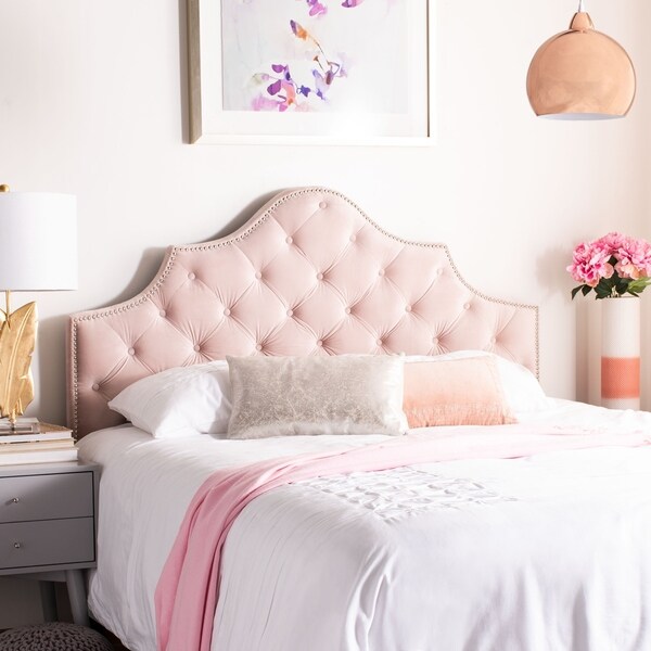 Safavieh Arebelle Queen Headboard - Blush