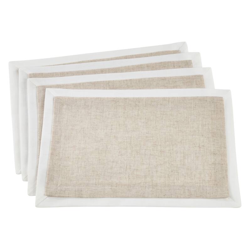 Double Layer Placemats (Set of 4) - Natural