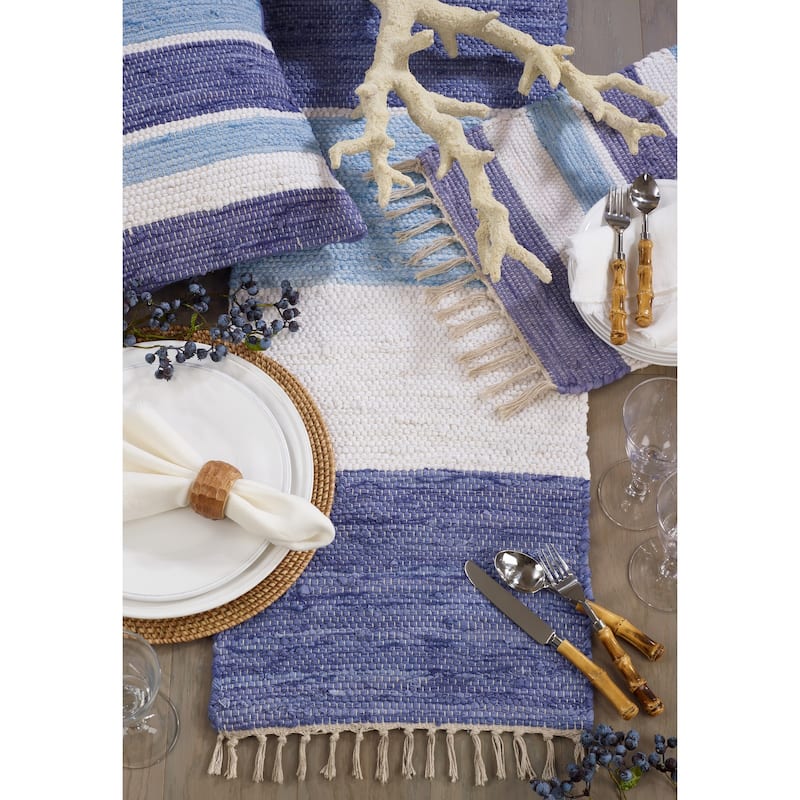 Tasseled Design Chindi Placemats (Set of 4)