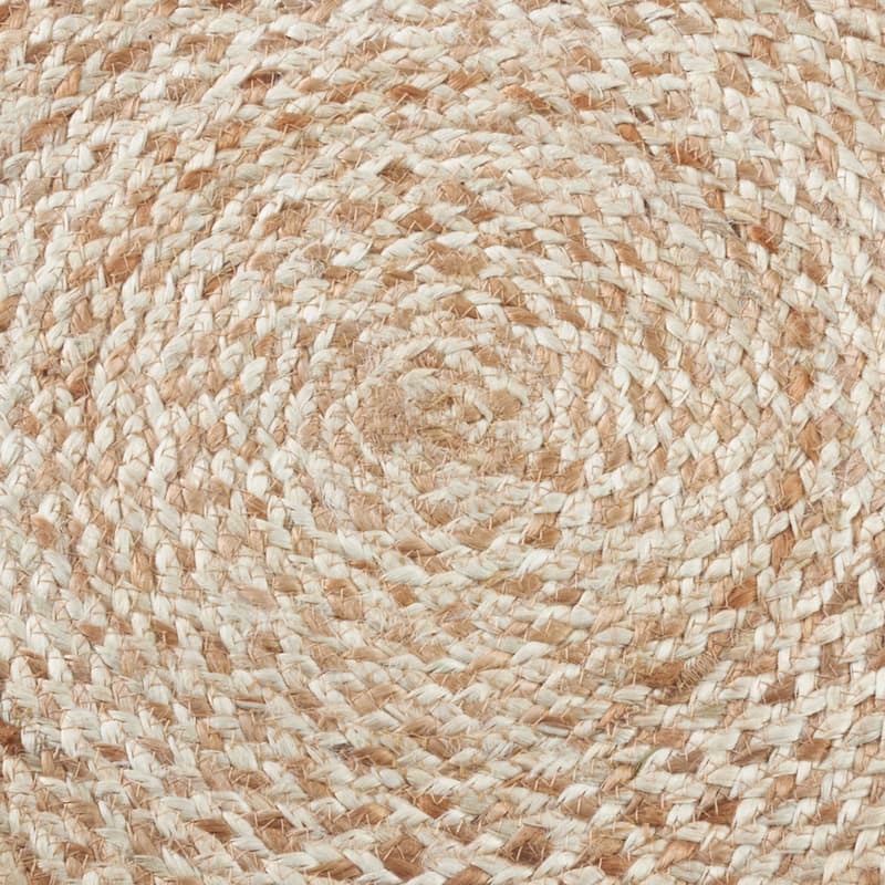 Jute Placemats With Woven Design (Set of 4)