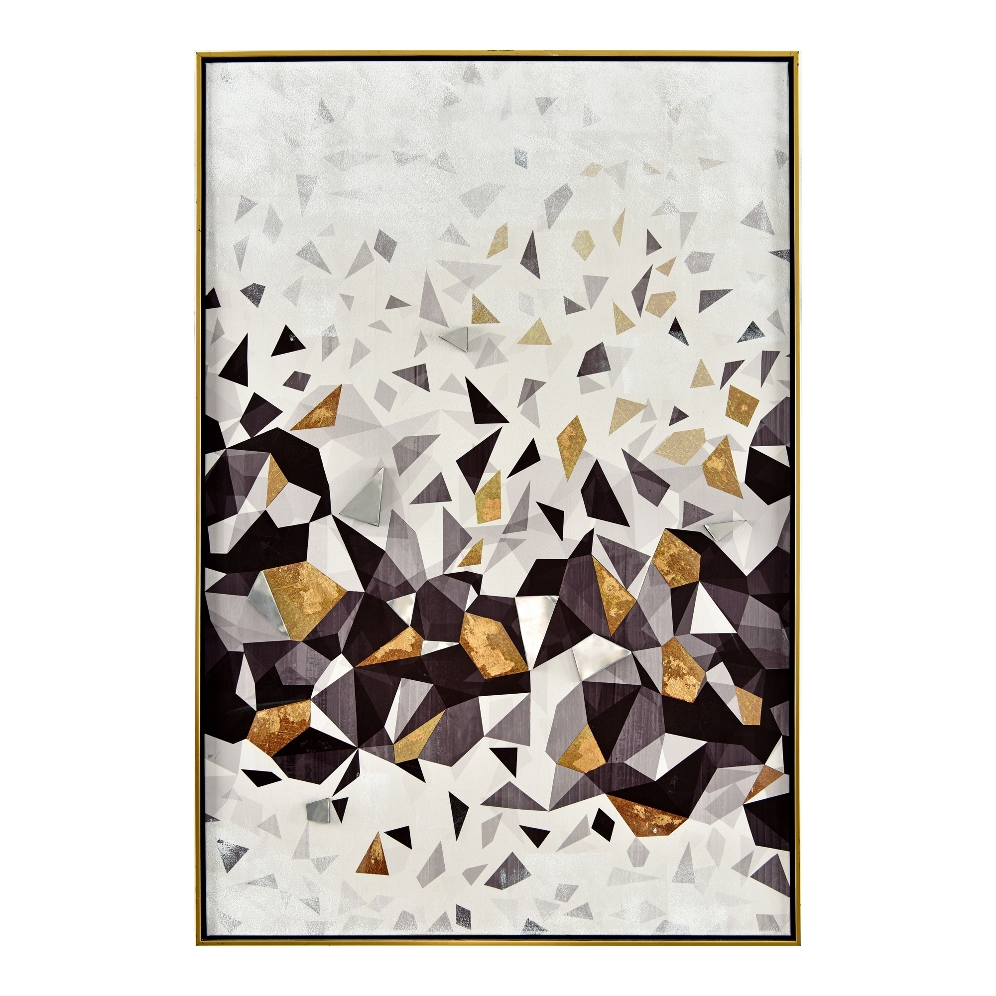 Aurelle Home Contemporary Geometric Framed Canvas Wall Decor Aurelle Home Contemporary Geometric Framed Canvas Wall Decor