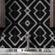 preview thumbnail 2 of 3, Handmade Chawen Black/White Tile, Pack of 12 (Morocco)