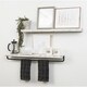 Handmade Del Hutson Designs True Floating Shelf and Towel Rack - Thumbnail 6