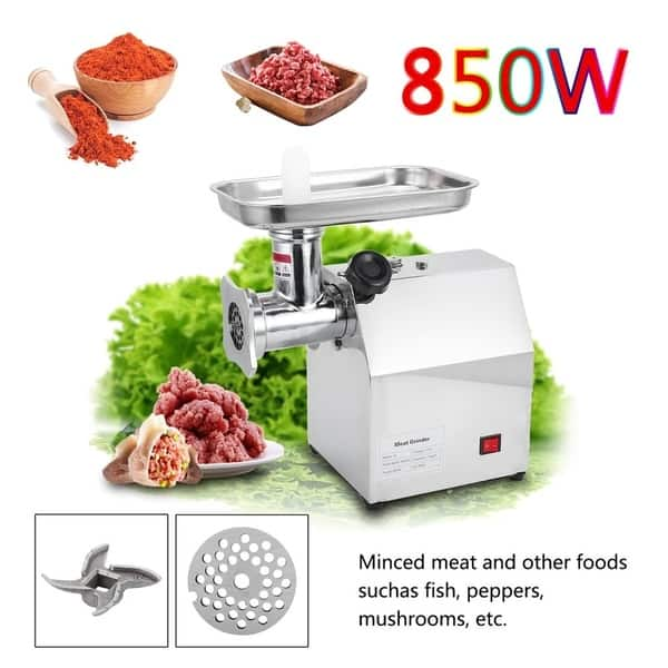 VEVOR Manual Stainless Steel Meat Grinder Two Functions both