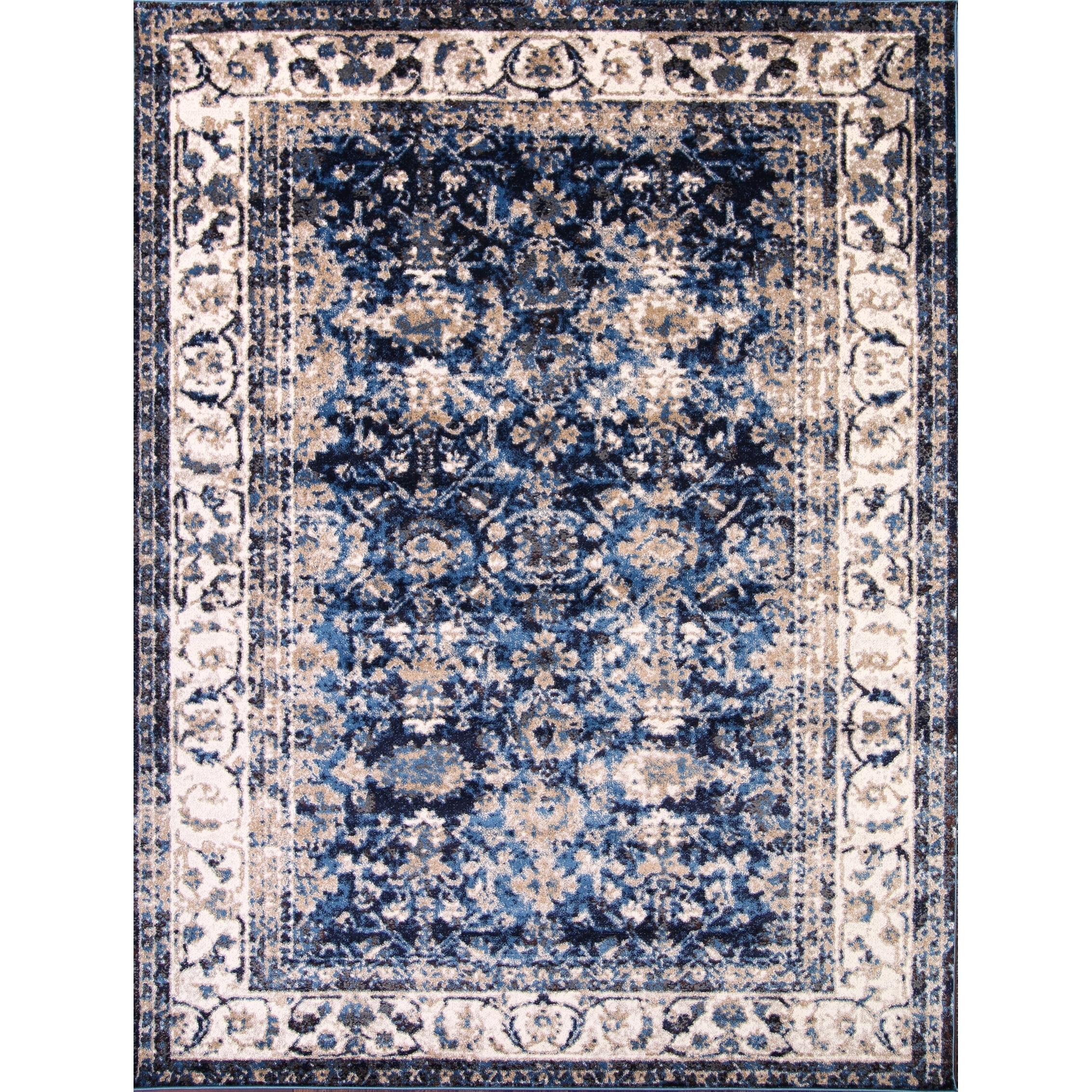 Distressed Agra Oriental Transitional Polypropylene Turkish Distressed Agra Oriental Transitional
