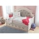 preview thumbnail 2 of 4, Signature Design by Ashley Nettle Bank White Wood Finish Day Bed with Storage Size - Twin