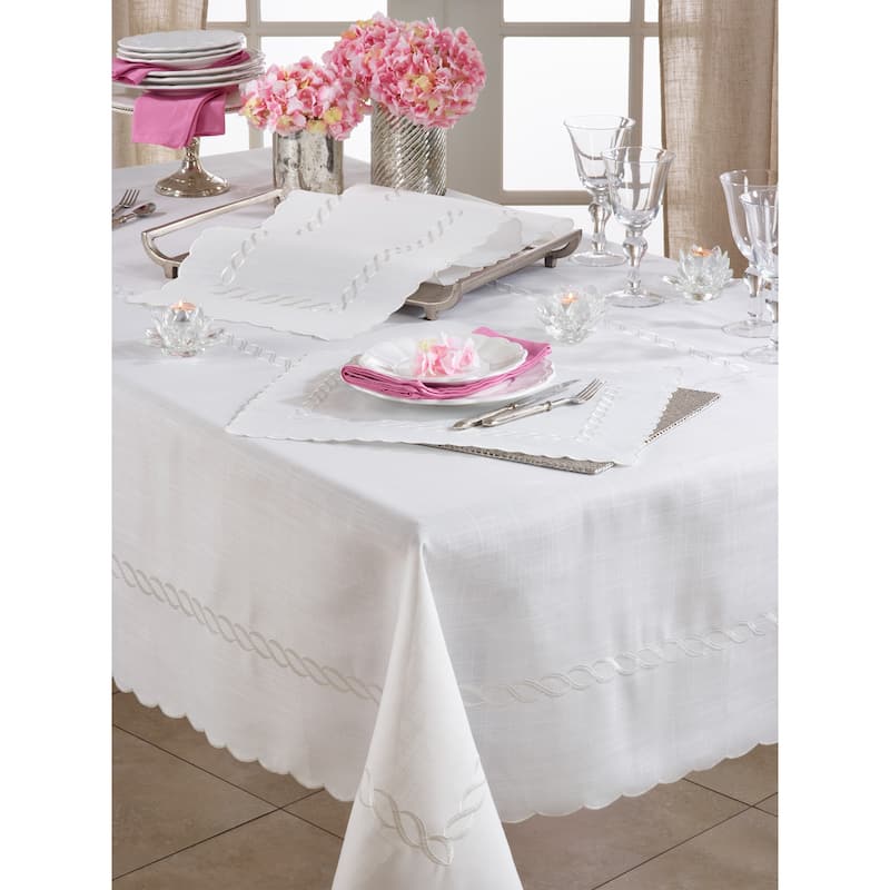 Braid Embroidered Table Mats (Set of 4)